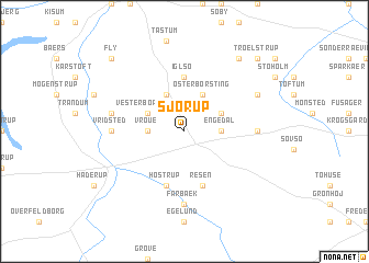 map of Sjørup