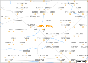 map of Sjøstrup