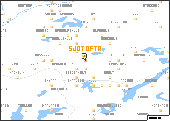 map of Sjötofta