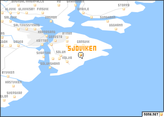 map of Sjöviken