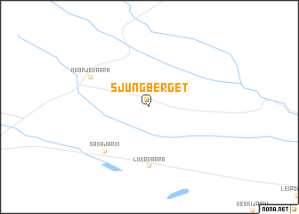 map of Sjungberget