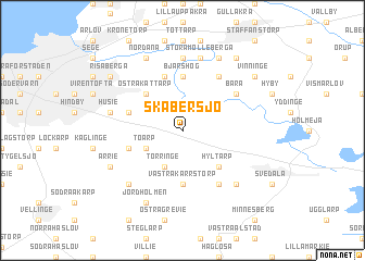 map of Skabersjö