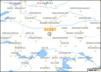 map of Skaby