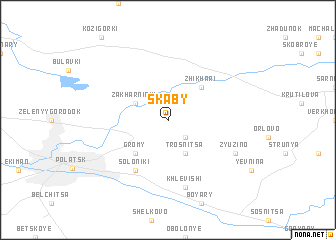 map of Skaby
