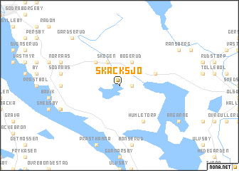 map of Skacksjö