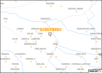 map of Skærbæk