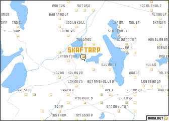 map of Skaftarp