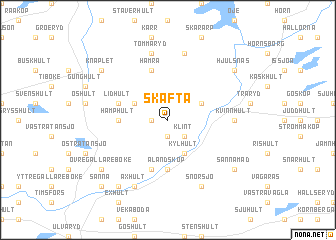 map of Skafta