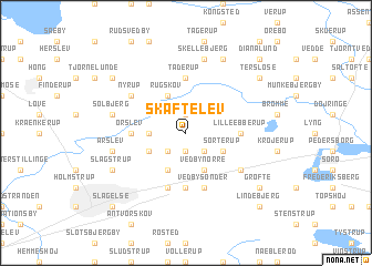 map of Skaftelev