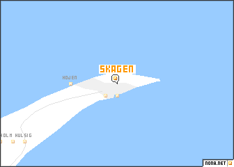 map of Skagen