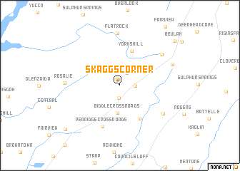 map of Skaggs Corner