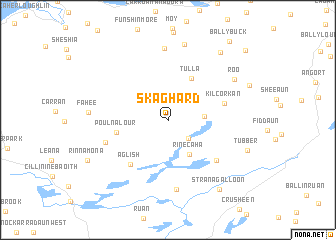 map of Skaghard