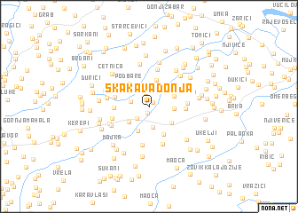 map of Skakava Donja