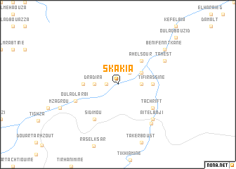 map of Skakia