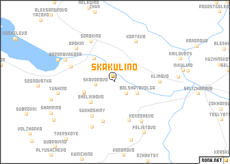 map of Skakulino