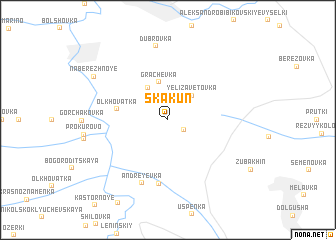 map of Skakun