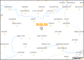 map of Skalak