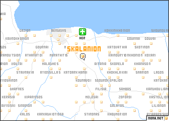 map of Skalánion