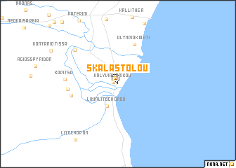 map of Skála Stólou