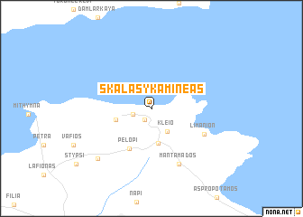 map of Skála Sykaminéas