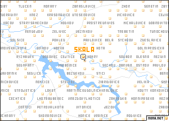 map of Skala