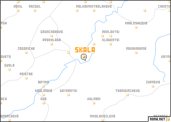 map of Skala