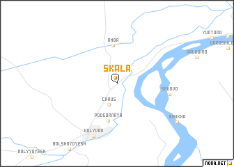map of Skala