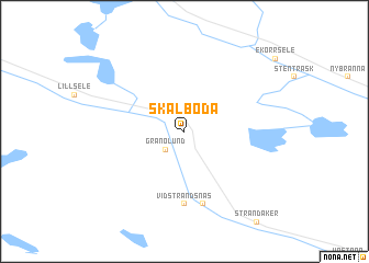 map of Skålboda