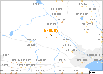 map of Skålby