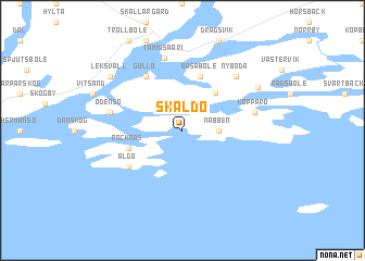 map of Skåldö