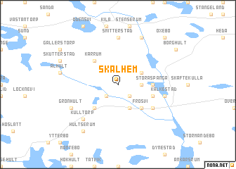 map of Skälhem