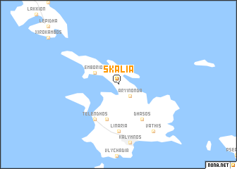 map of Skaliá
