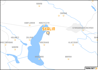 map of Skalin