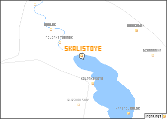 map of Skalistoye