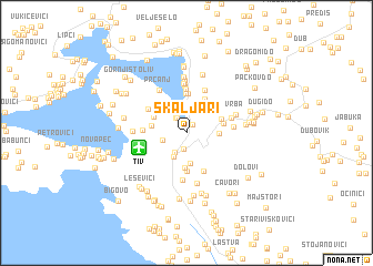 map of Škaljari