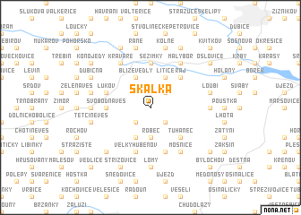 map of Skalka