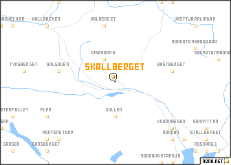 map of Skallberget