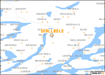 map of Skallböle
