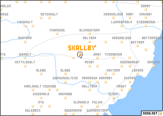 map of Skällby