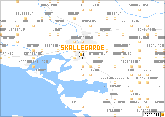 map of Skallegårde