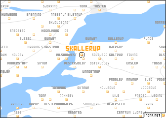 map of Skallerup