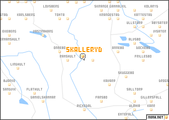 map of Skälleryd