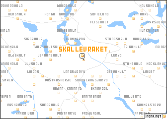 map of Skallevraket