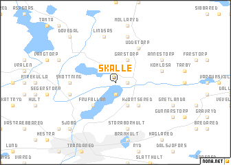 map of Skalle