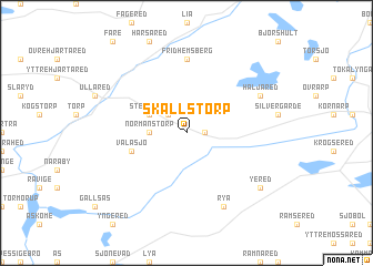 map of Skällstorp