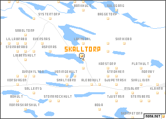 map of Skalltorp