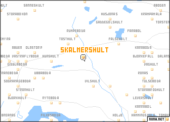 map of Skälmershult