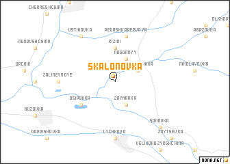 map of Skalonovka