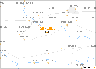 map of Skalovo