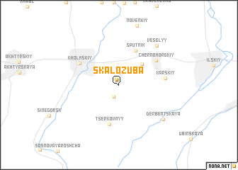 map of Skalozuba